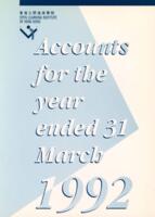 The Open Learning Institute of Hong Kong : accounts for the year ended 31 March 1992