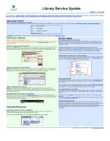 Library Service Update (18 May 2004). issue no. 8