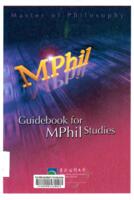 Guidebook for MPhil studies