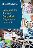 Guidebook for research postgraduate programmes, 2019-2020