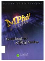 Guidebook for MPhil studies