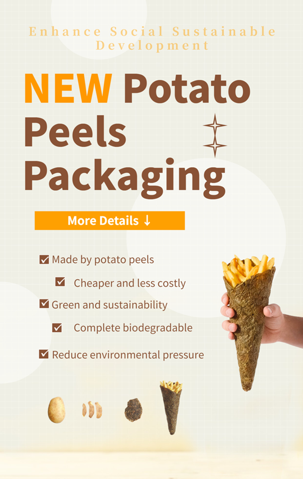 Potato peel packaging