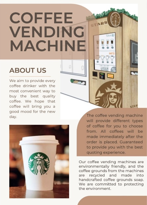 Coffee vending machine