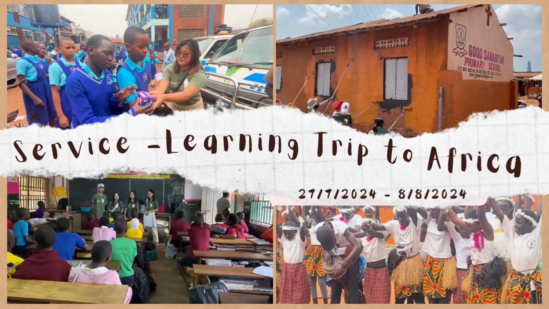 Service-learning trip to Africa 2023/2024 = 非洲服務學習之旅 2023/2024